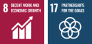 8 Decent work and economic growth / 17 Partnerships for the goals