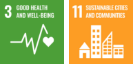 3 Good health and well-being / 11 Sustainable cities and communities
