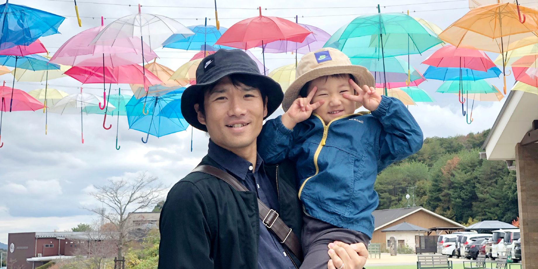 Mr. Kodama and his son Ryoto